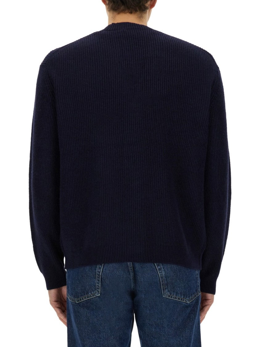 Maison Kitsuné Ribbed Cardigan