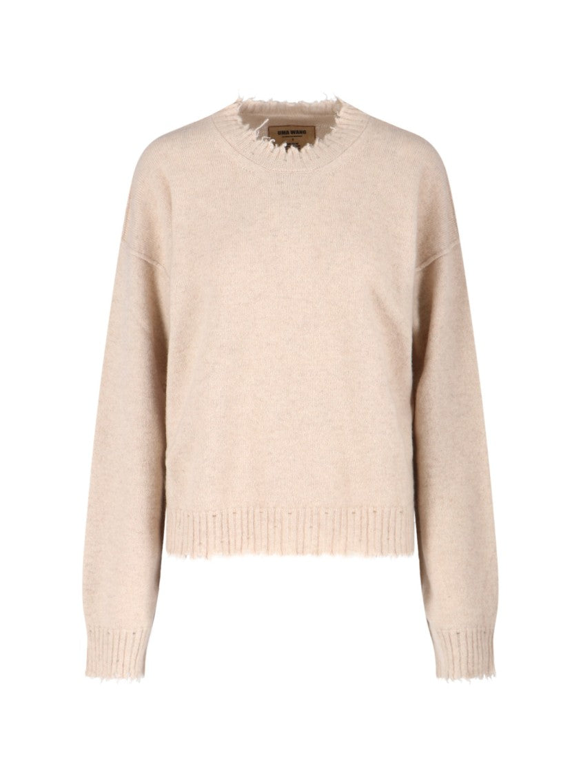 Uma Wang Crewneck Sweater – Beige
