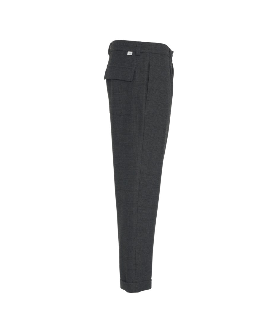 Paolo Pecora Relaxed-Fit Chino Pants With Pleats And Rolled Hem