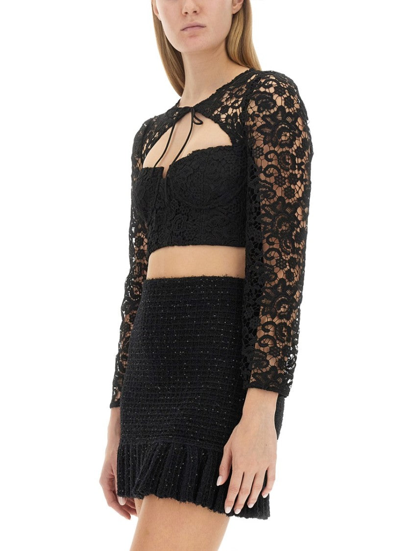 Self-Portrait Lace Top