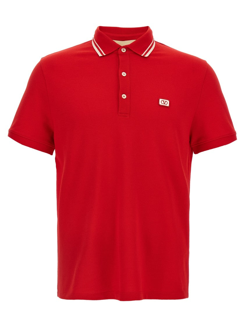 Valentino Garavani Embroidery 'Vg' Polo