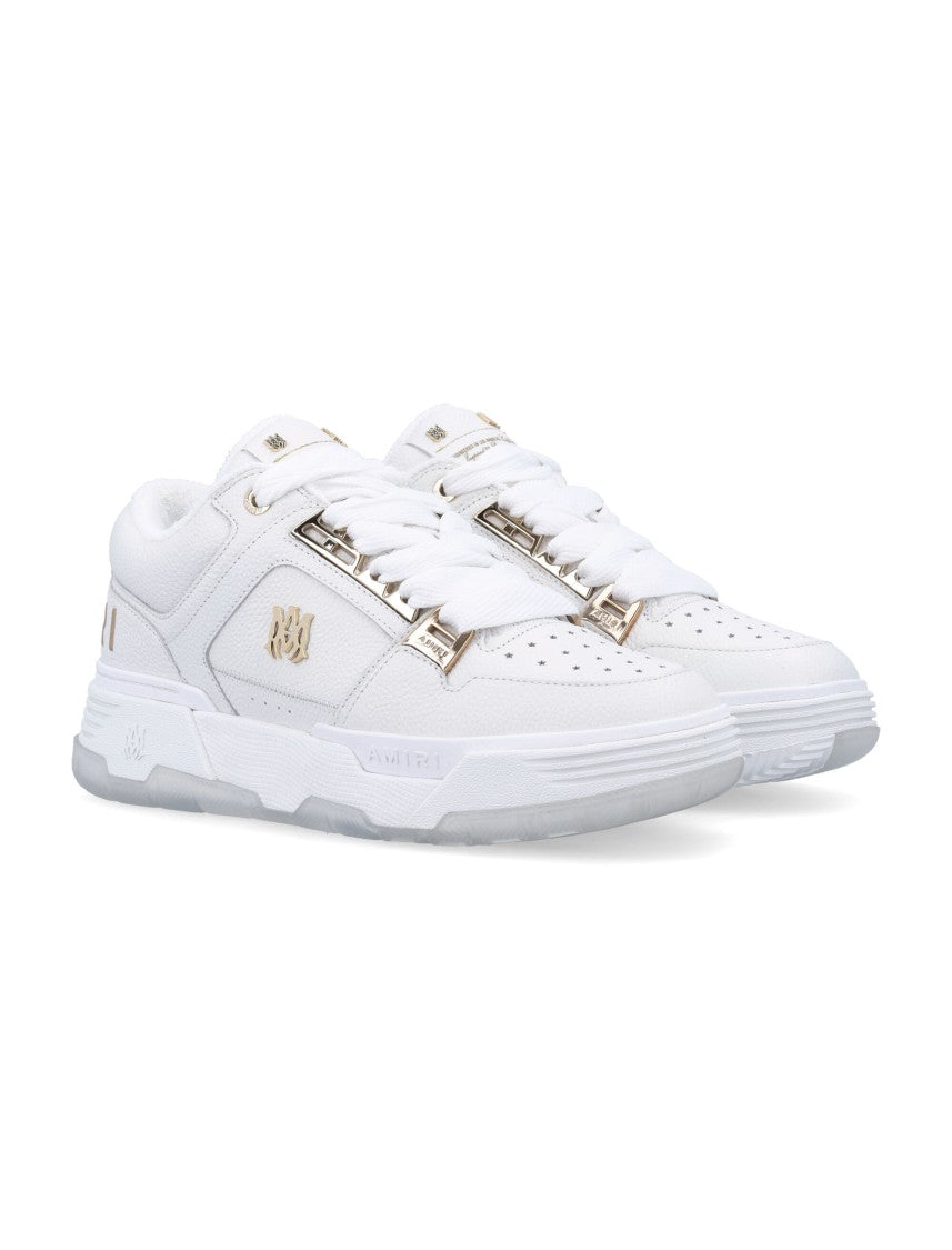 Amiri Metallic Ma-1 Low-Top White Sneakers