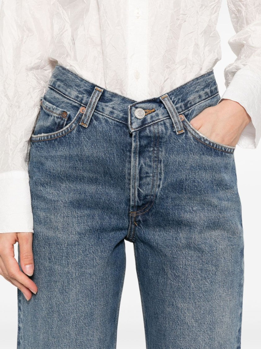 Agolde V-Waist Kelly Jeans With Classic Five-Pocket Design