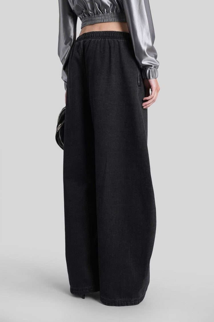 Alexander Wang Denim Sweatpant W/ Elasticated Drawstring Wais