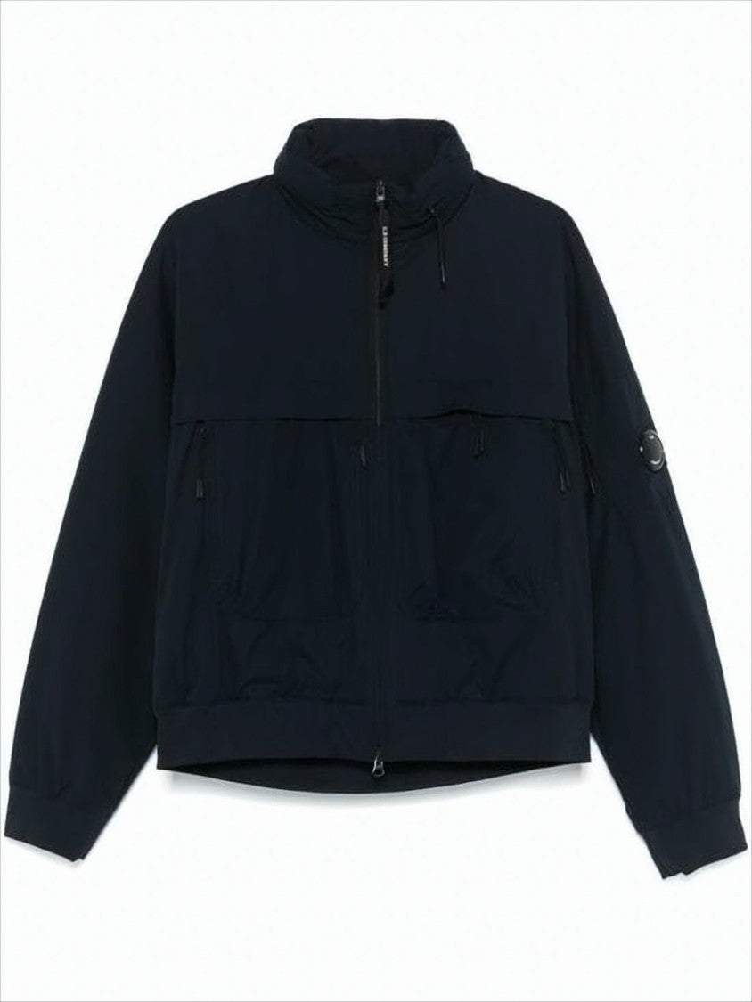 C.P. Company Padded Jacket With High Collar And Zippered Pockets