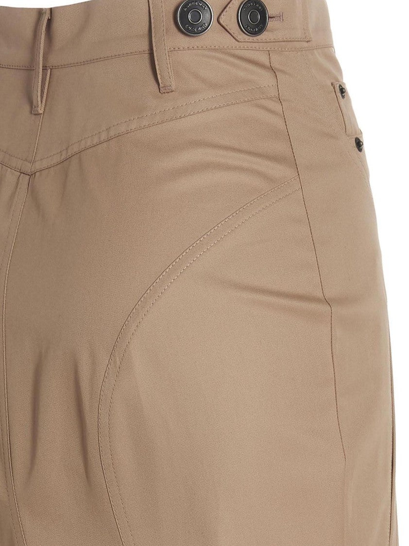 Burberry Button-Closure Maxi Skirt With Flattering Silhouette