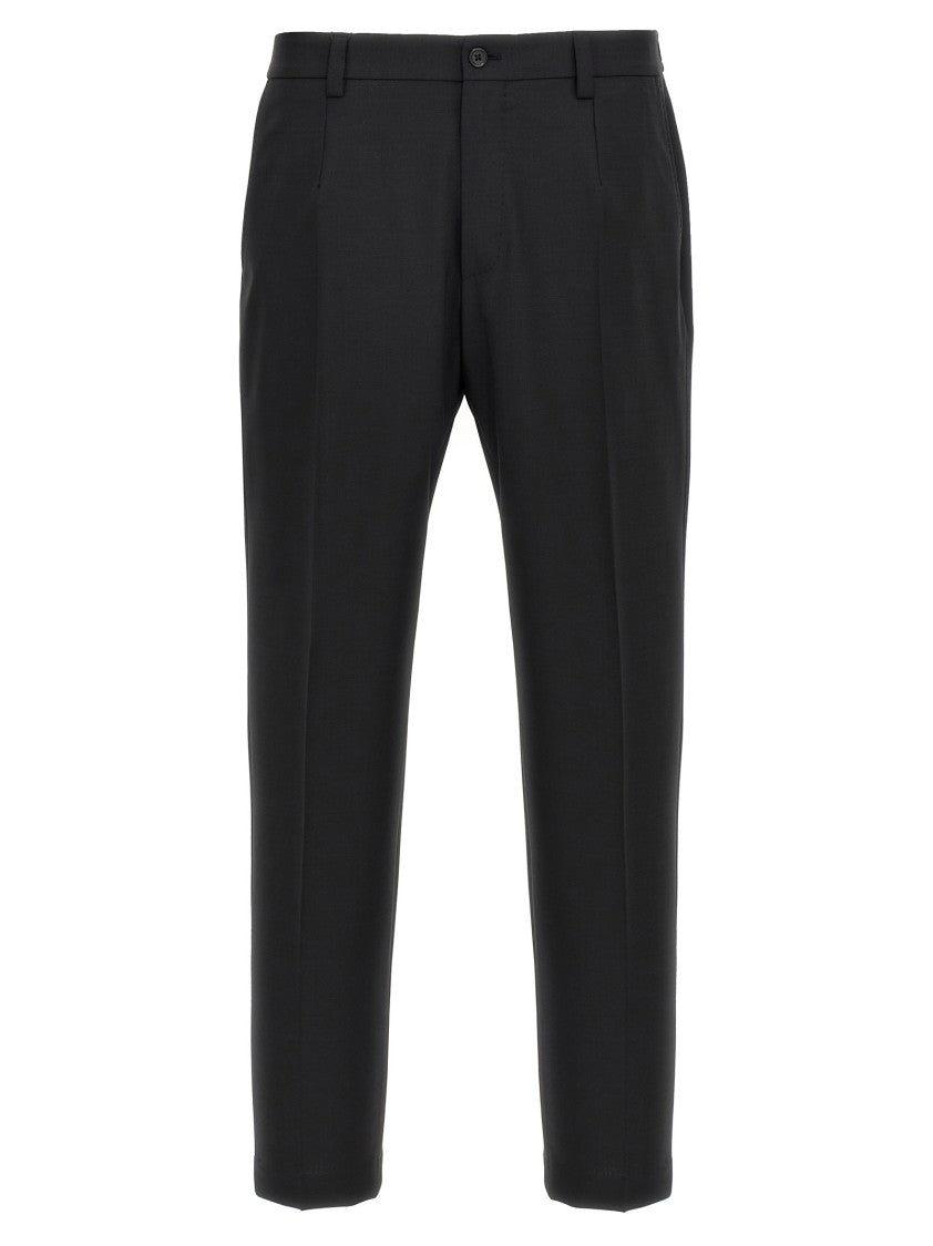 Dolce & Gabbana Logo Embroidery Pants