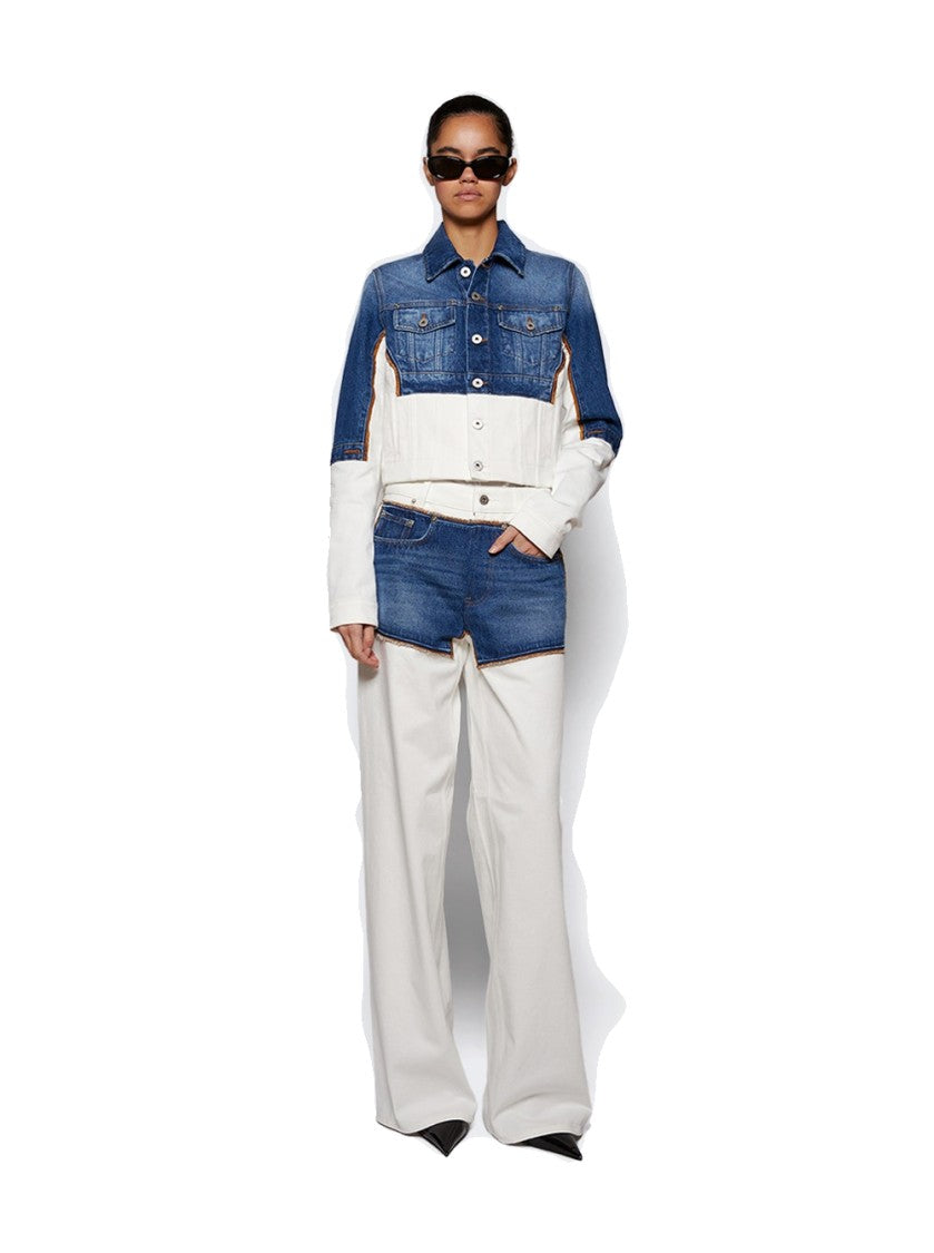 Jean Paul Gaultier The Petit Grand Denim Jeans Ecru