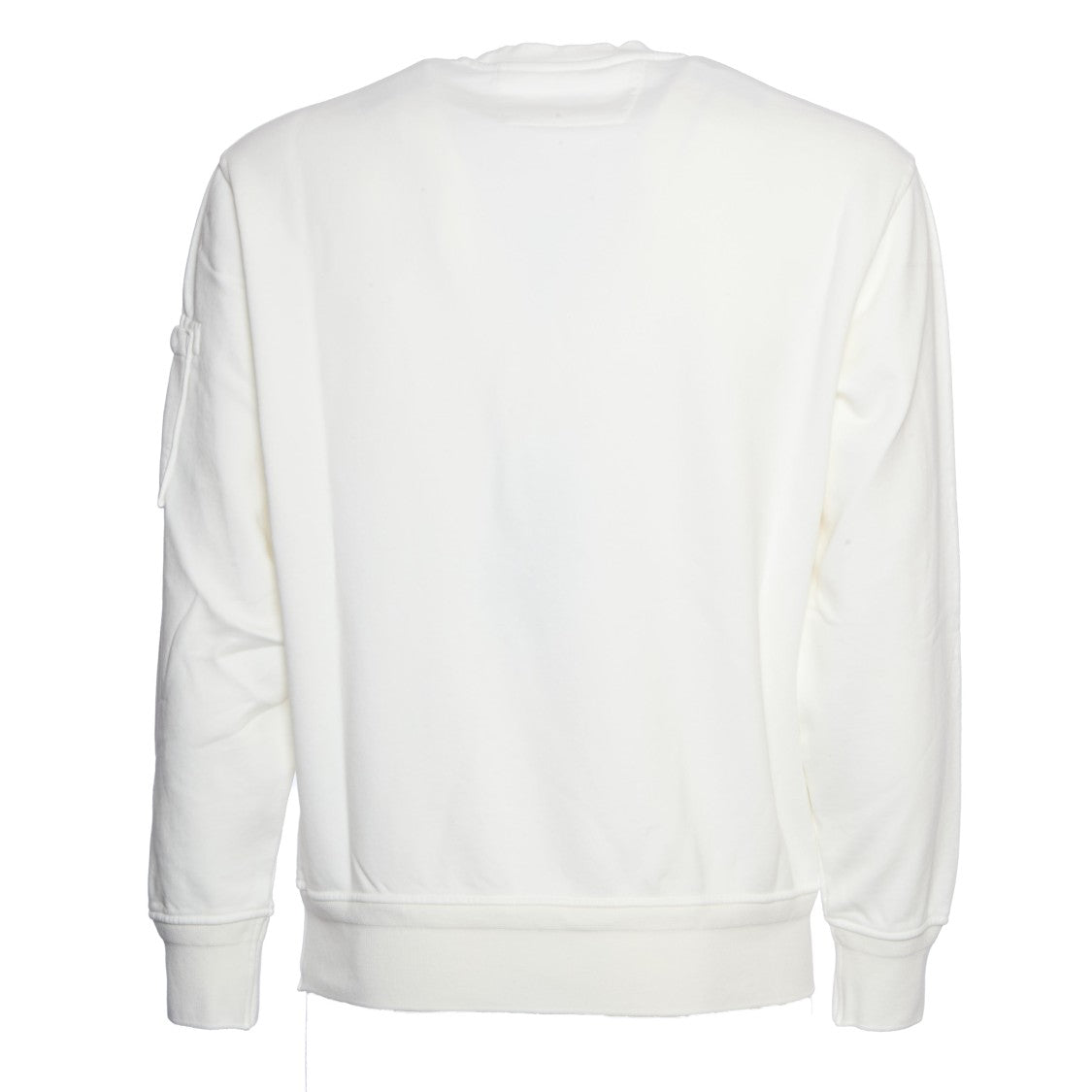 C.P. Company Cotton Diagonal Fleece Crew Neck Sweatshirt