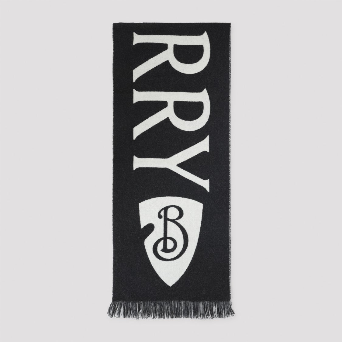 Burberry Long Rectangular Wool Scarf