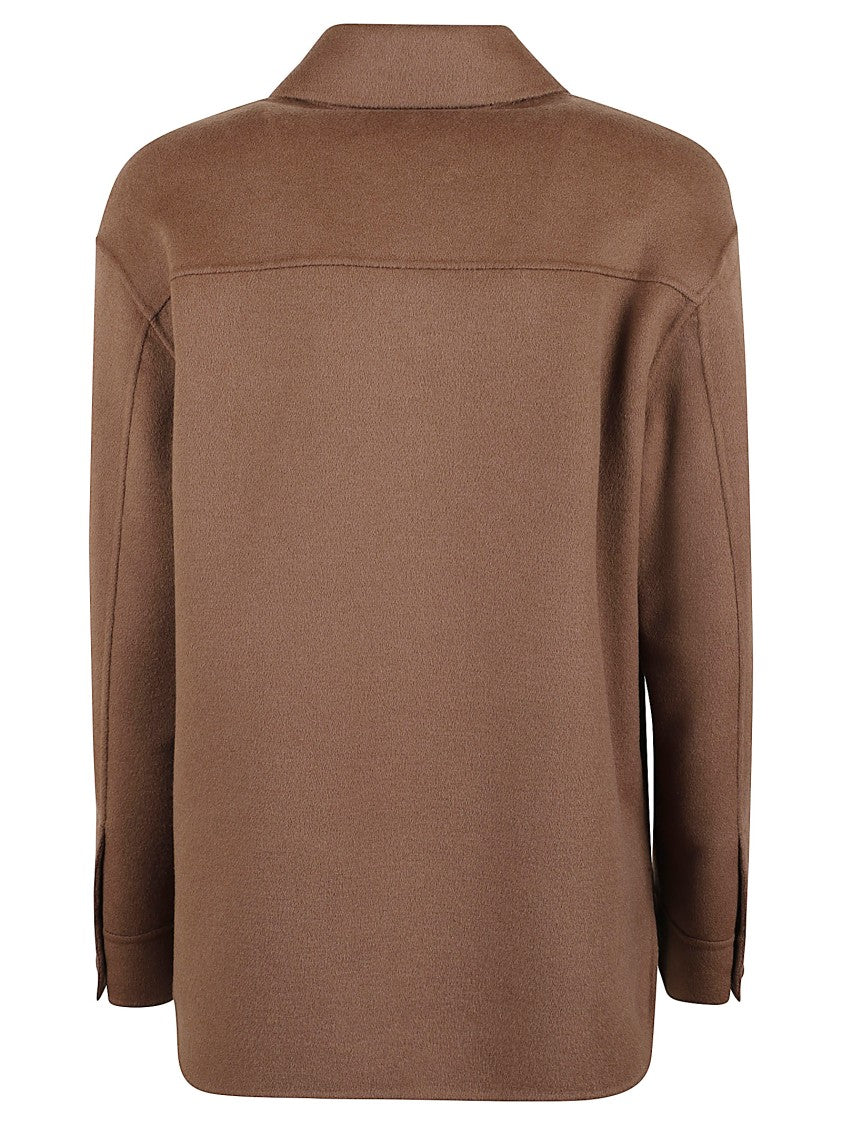 Max Mara Relaxed Fit Wool Jacket With Classic Button-Up Front