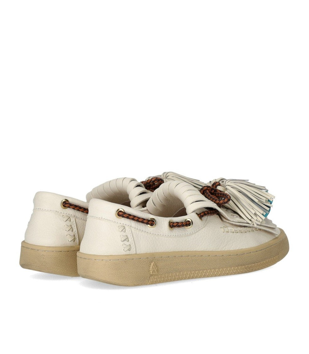Elena Iachi Smash White Loafer