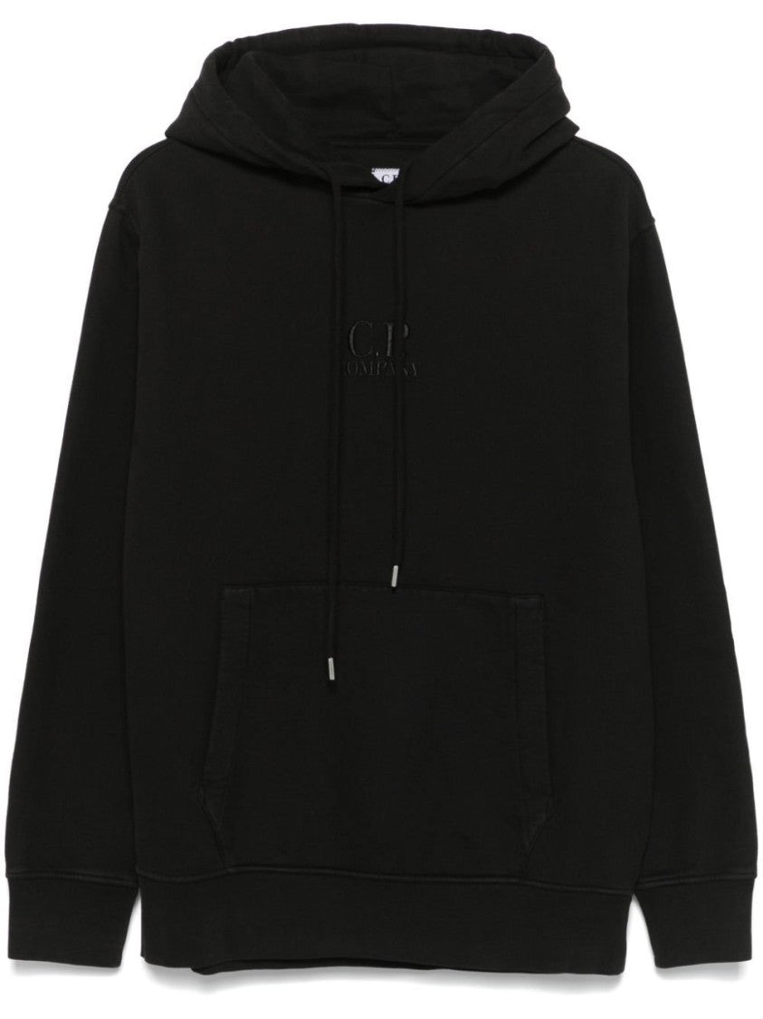 C.P. Company Logo Hooded Sweatshirt