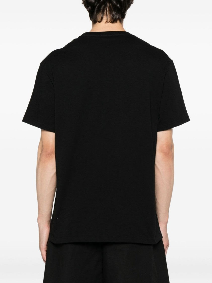 Alexander Mcqueen Graphic Sailing Ship T-Shirt With Gold Detailing