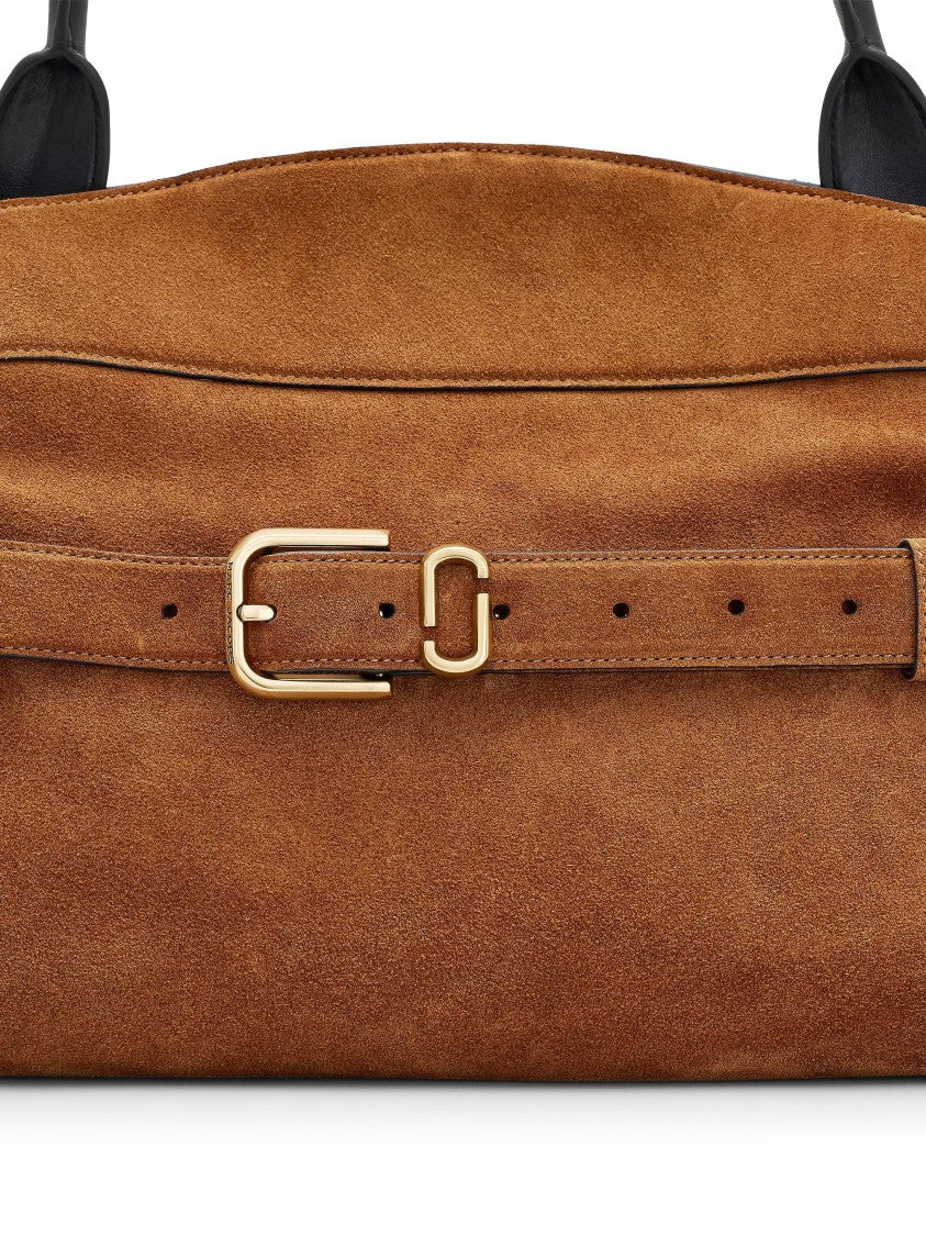 Marc Jacobs Rectangular Suede Cow Leather Satchel
