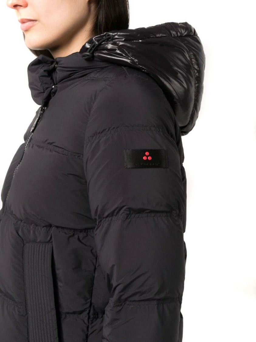Peuterey Women's Puffer Jacket With Hood And Textured Panels