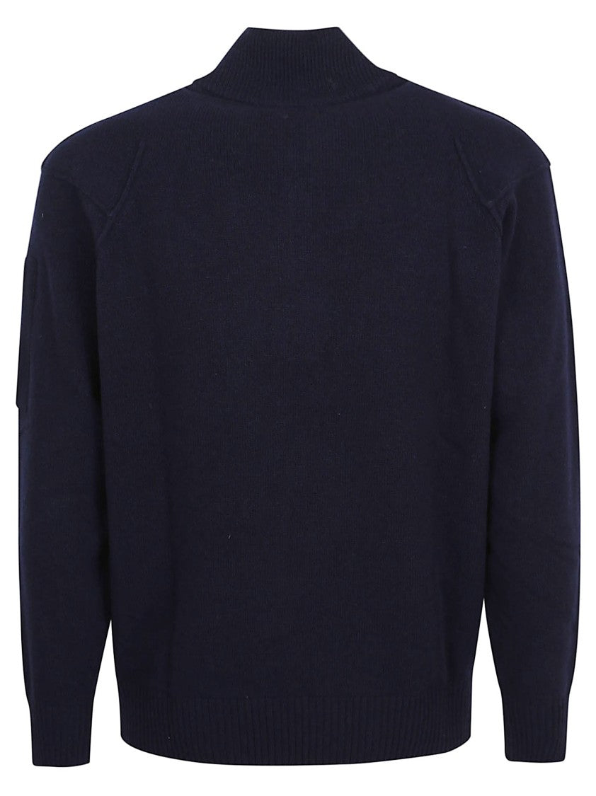 C.P. Company Half-Zip Lambswool Knitwear Polo