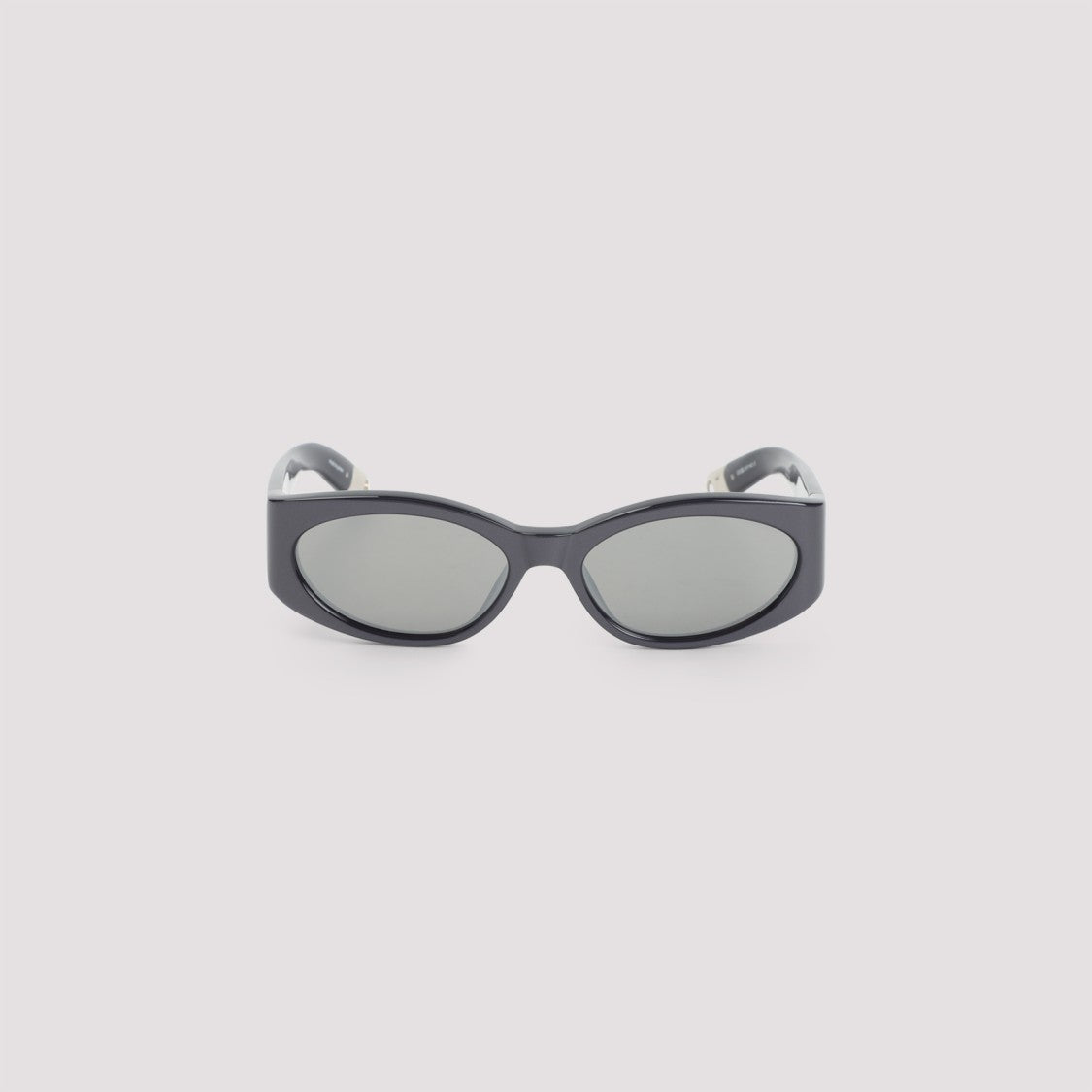 Jacquemus Oval-Shaped Grey Acetate Sunglasses