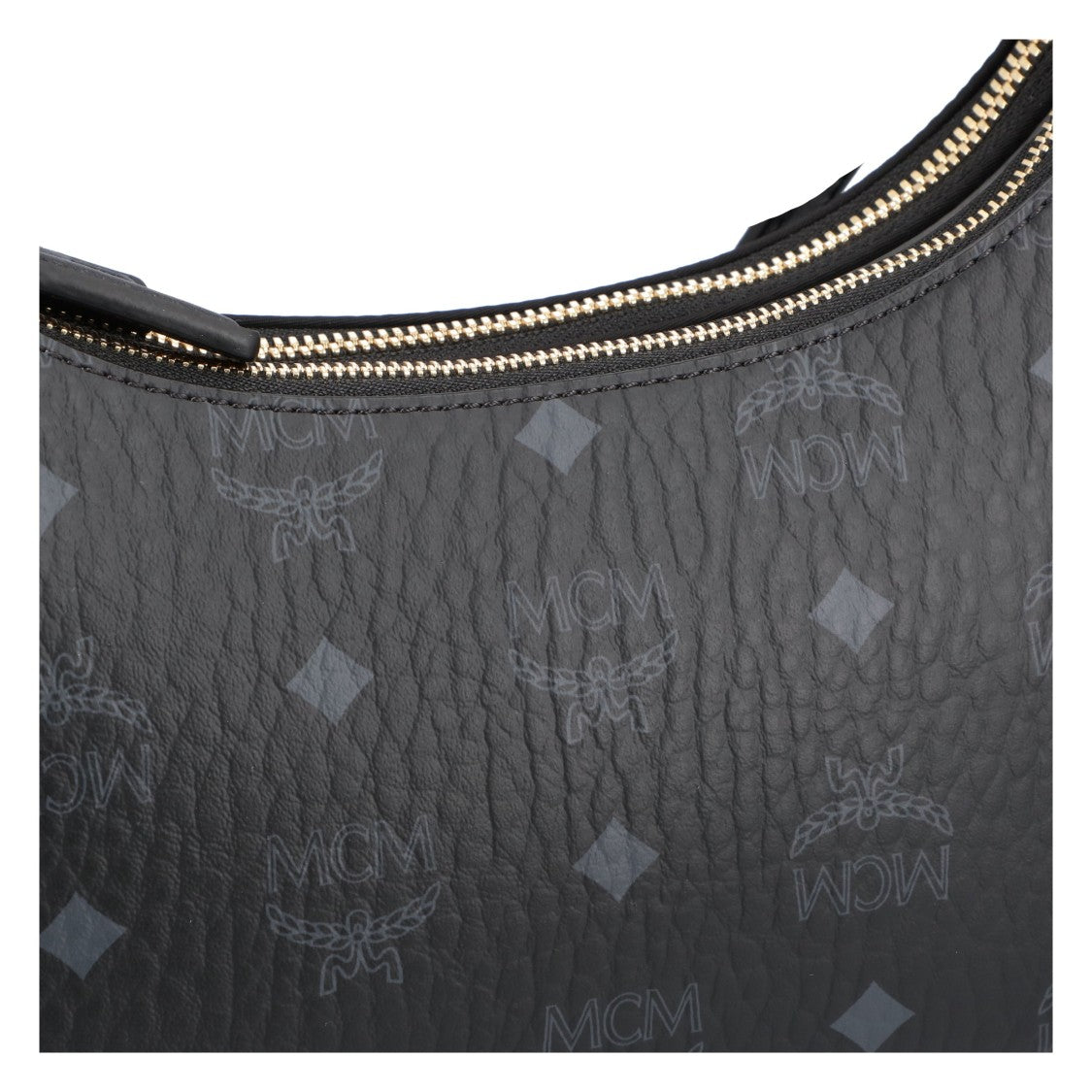 Mcm Aren Duo Hobo In Recycled Nylon And Visetos