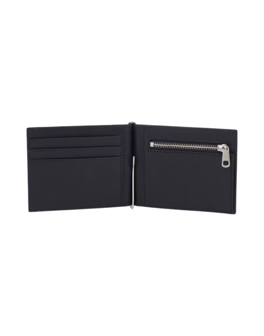 A.P.C. Black Leather Card Holder