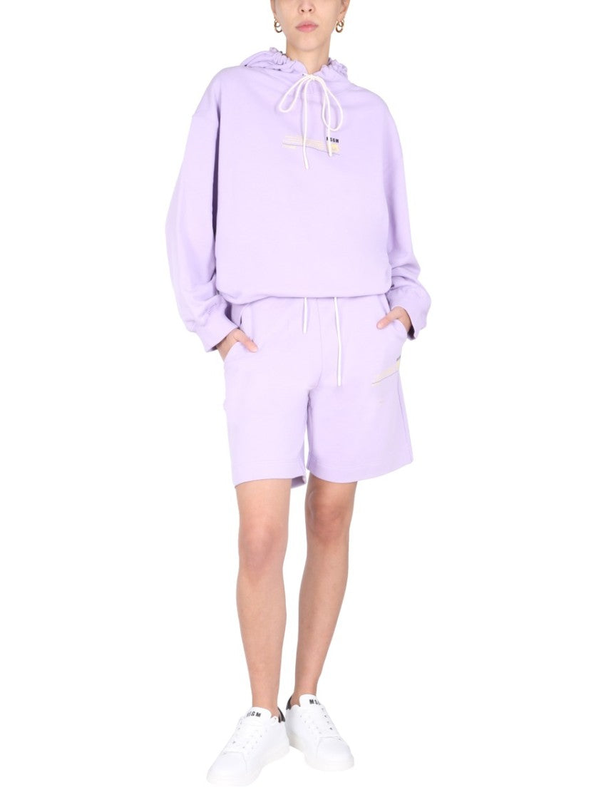Msgm "Fantastic Green" Bermuda