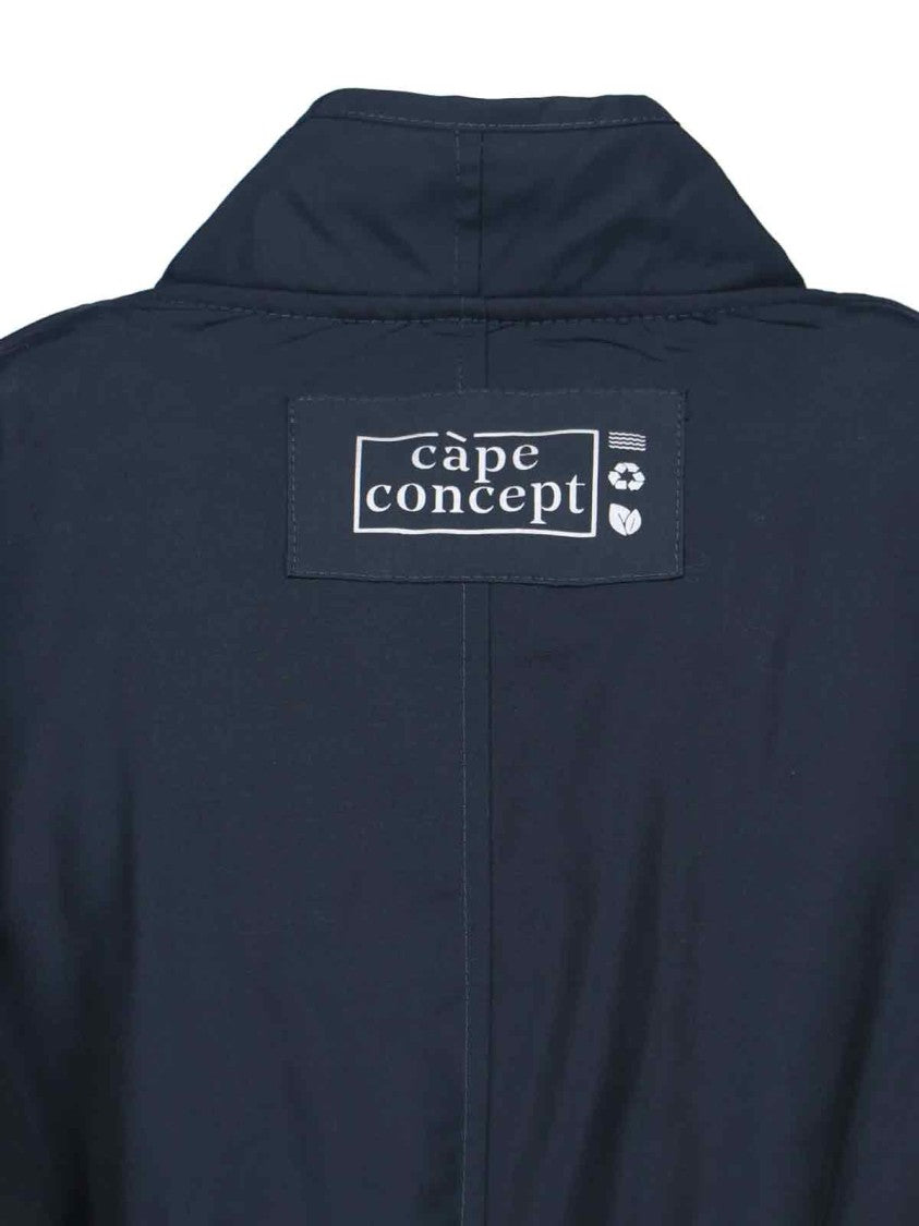 Càpe Middle Coat – Navy Blue