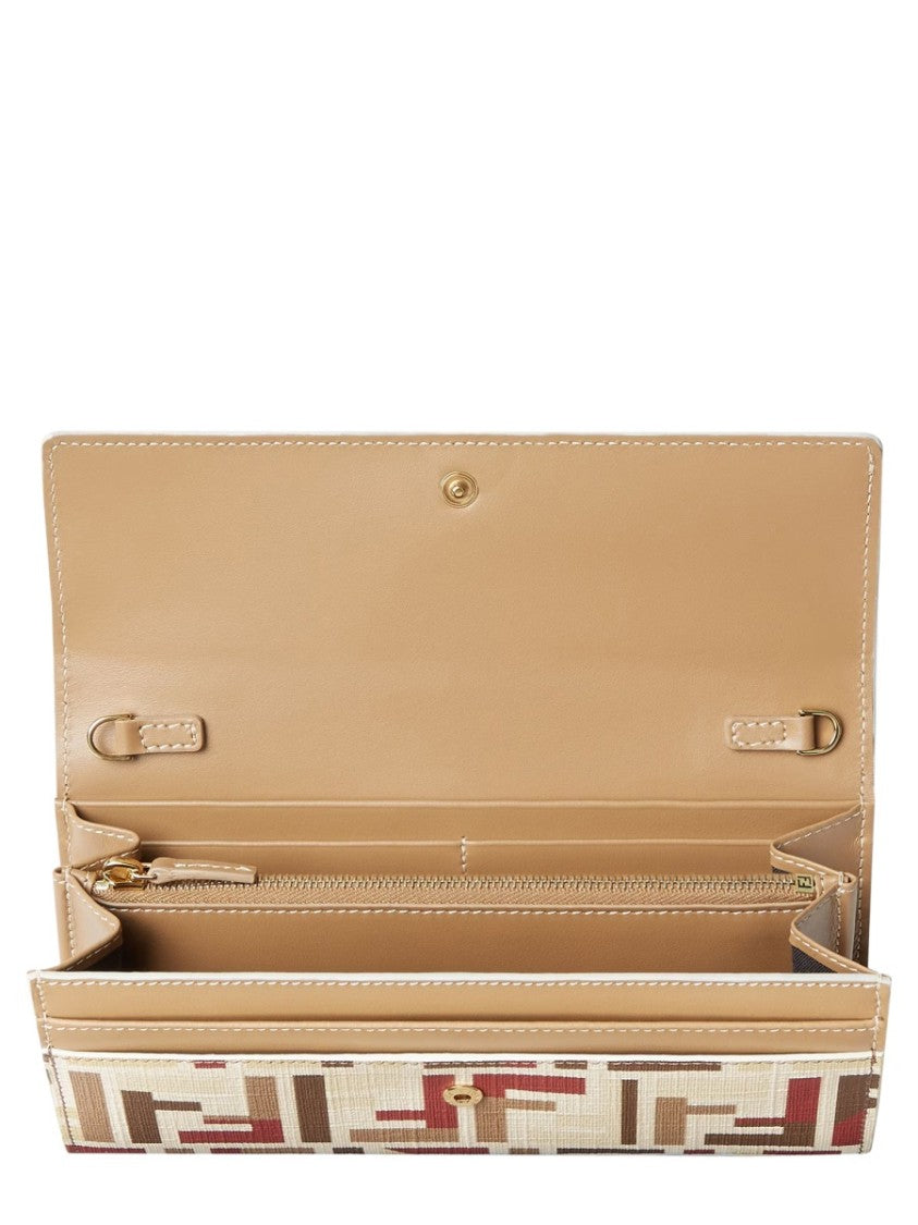 Fendi "Continental" Wallet With Chain