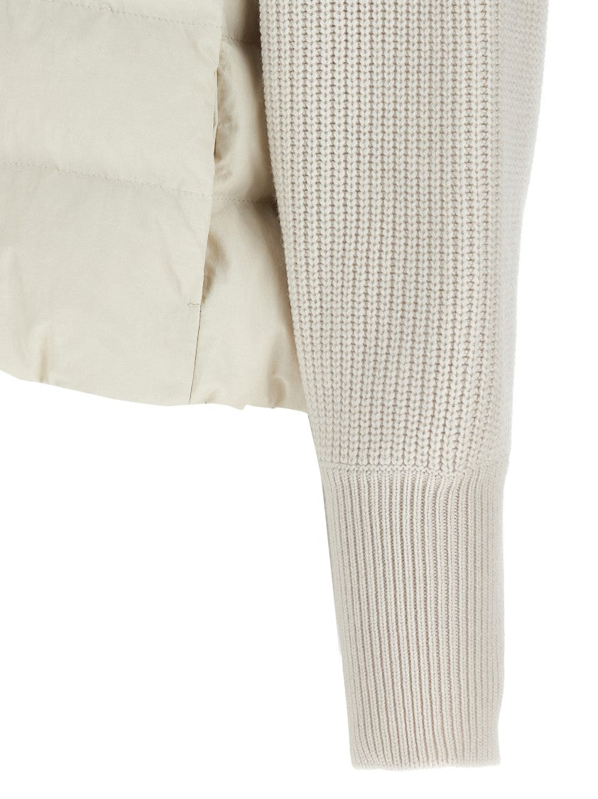 Brunello Cucinelli Two-Material Puffer Jacket