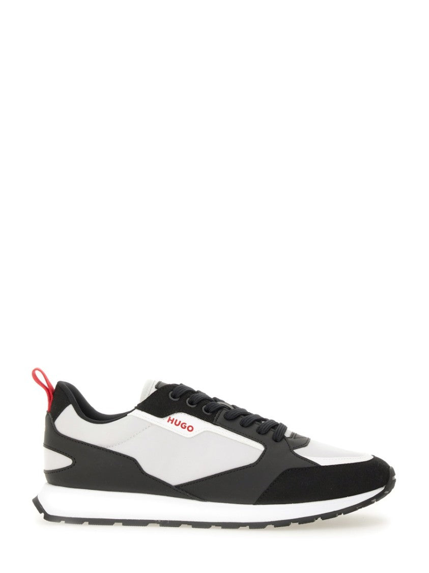 Hugo Low-Top Black And White Sneaker