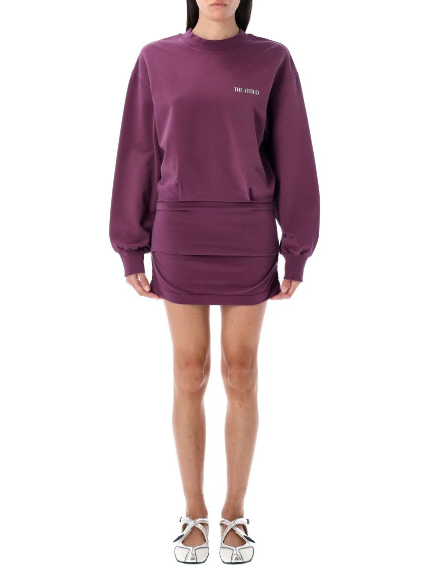 The Attico Fleece Mini Dress