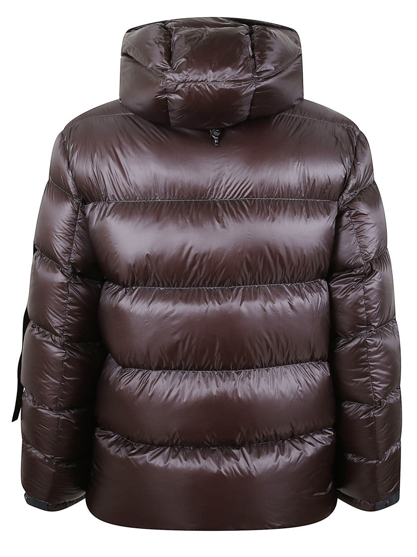 Outhere Puffy Quilted Down Jacket With Drawstring Features