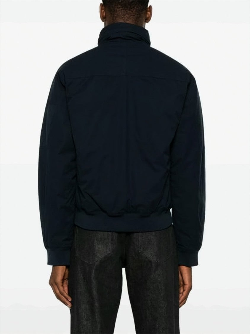 C.P. Company Padded Jacket With High Collar And Zippered Pockets