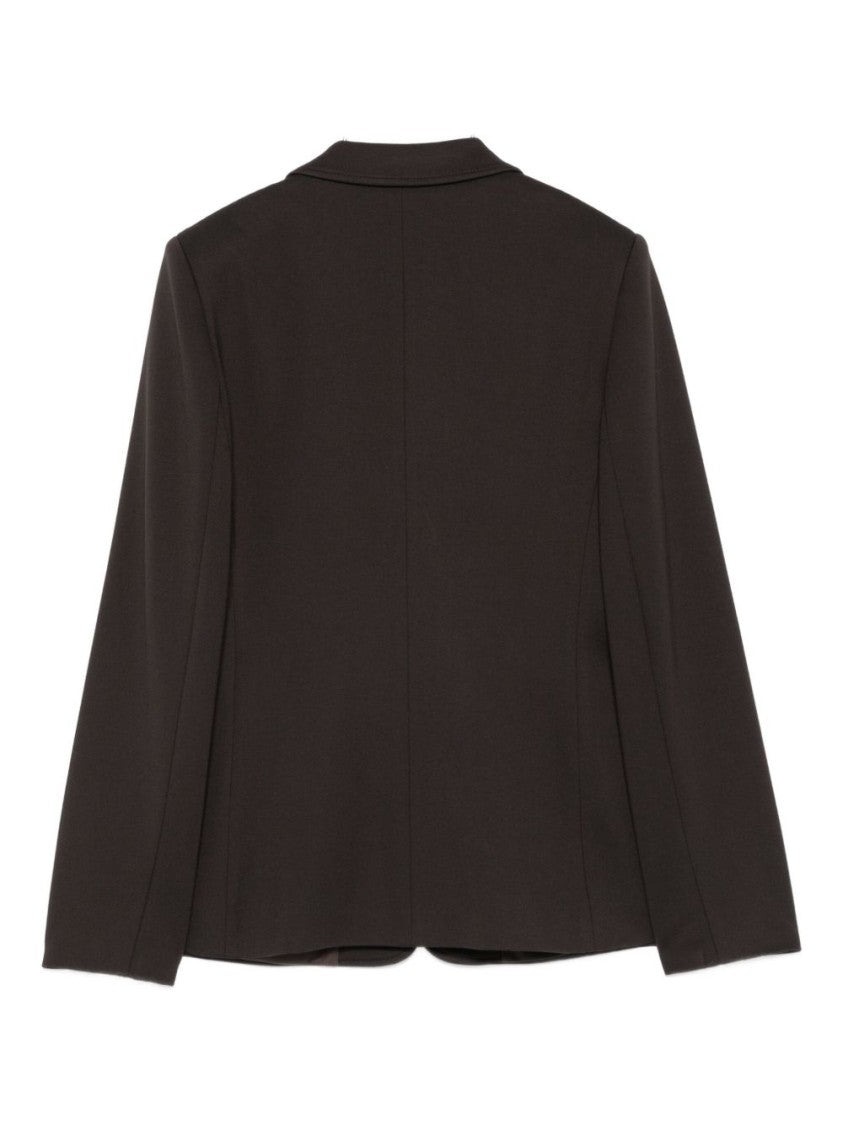 Seventy Sergio Tegon Tailored Brown Jacket With Classic Lapel