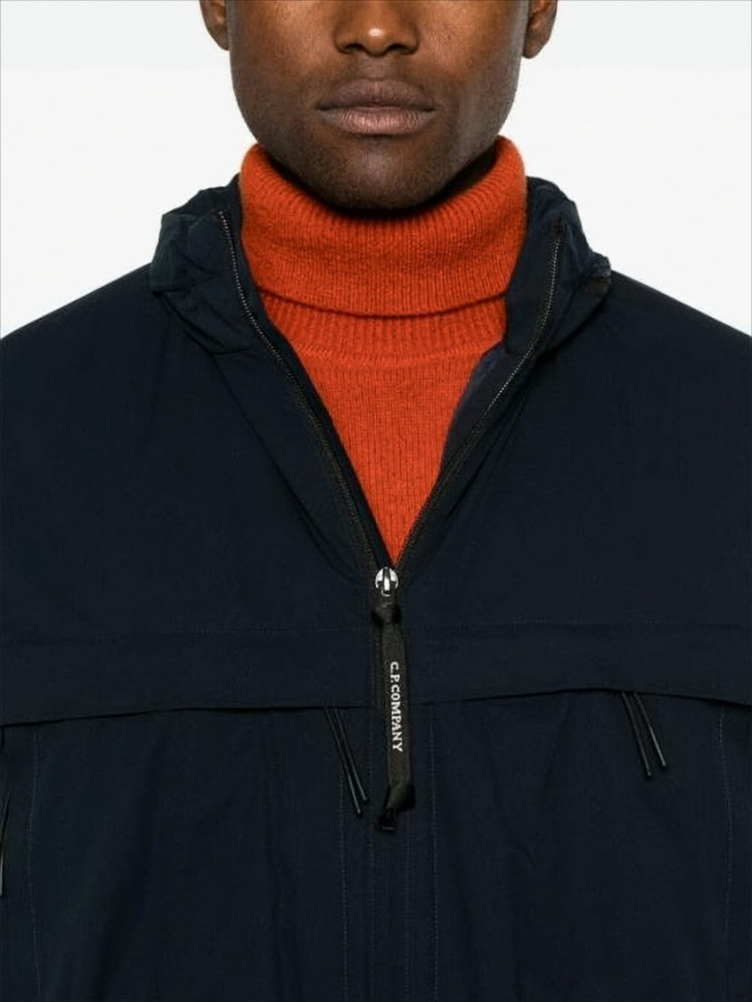 C.P. Company Padded Jacket With High Collar And Zippered Pockets