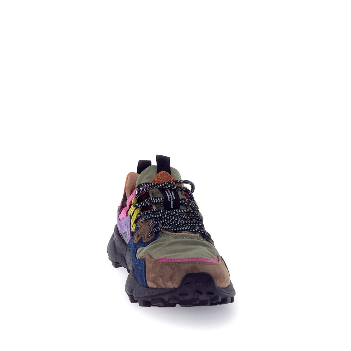 Flower Mountain Yamano Sneakers - Olive Green/Brown/Blue/Lilac