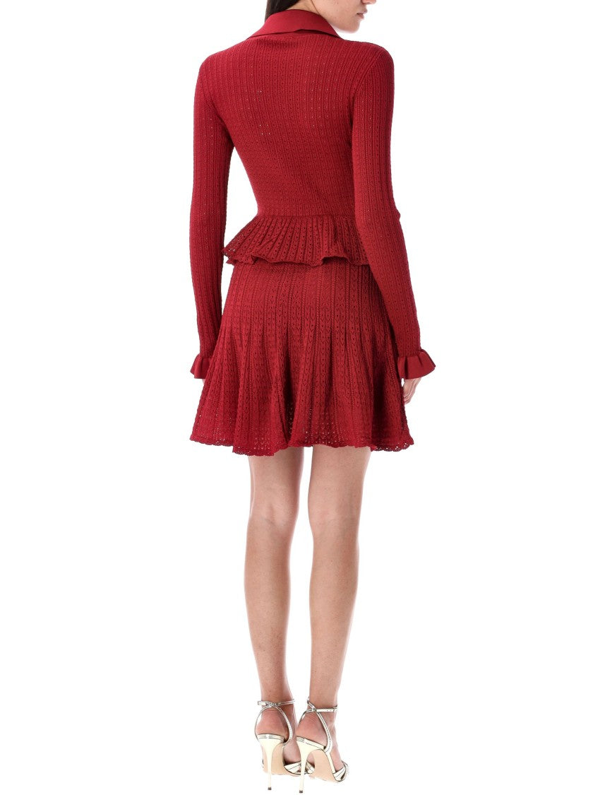 Self-Portrait Knit Mini Dress