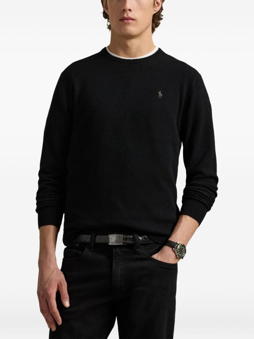 Polo Ralph Lauren Classic Black Crewneck Sweater