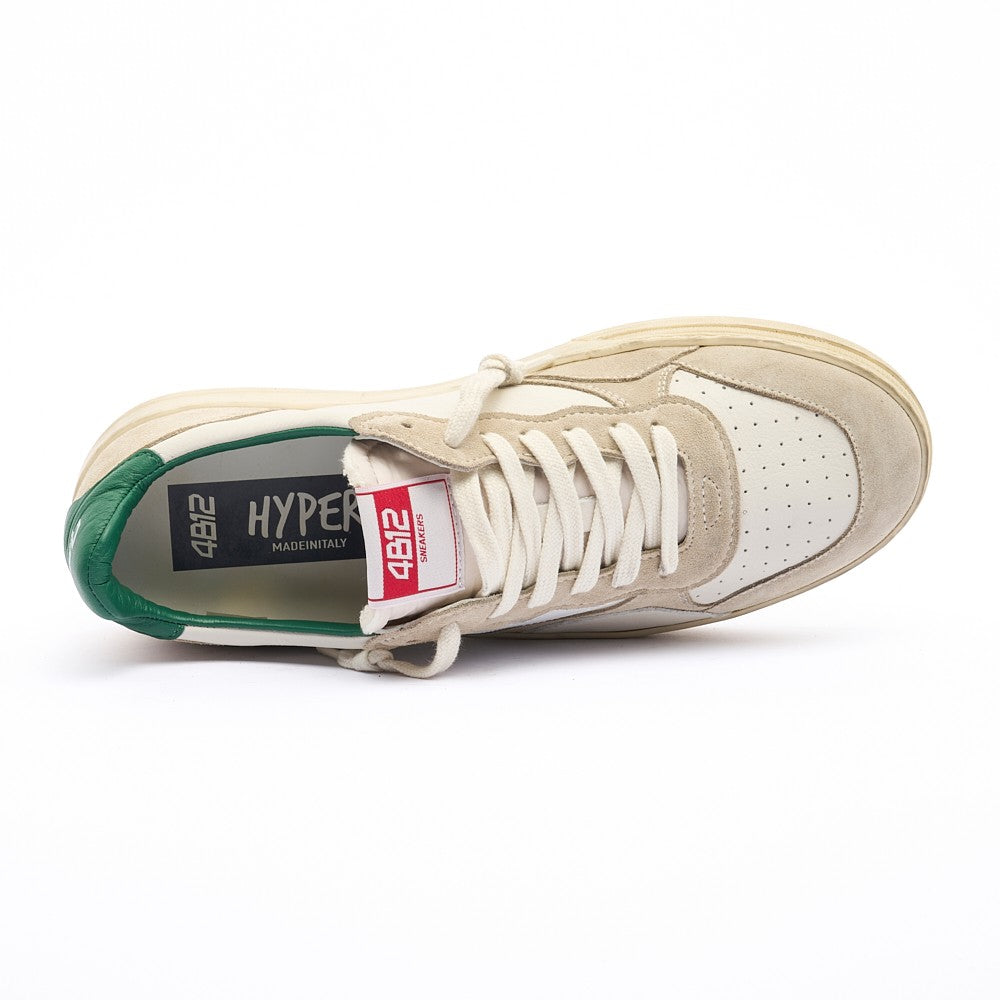 4B12 Total Leather Men's Sneakers