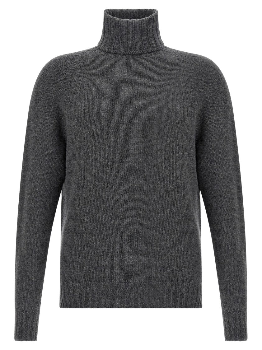 Ma'ry'ya High Neck Virgin Wool And Cashmere Blend Sweater
