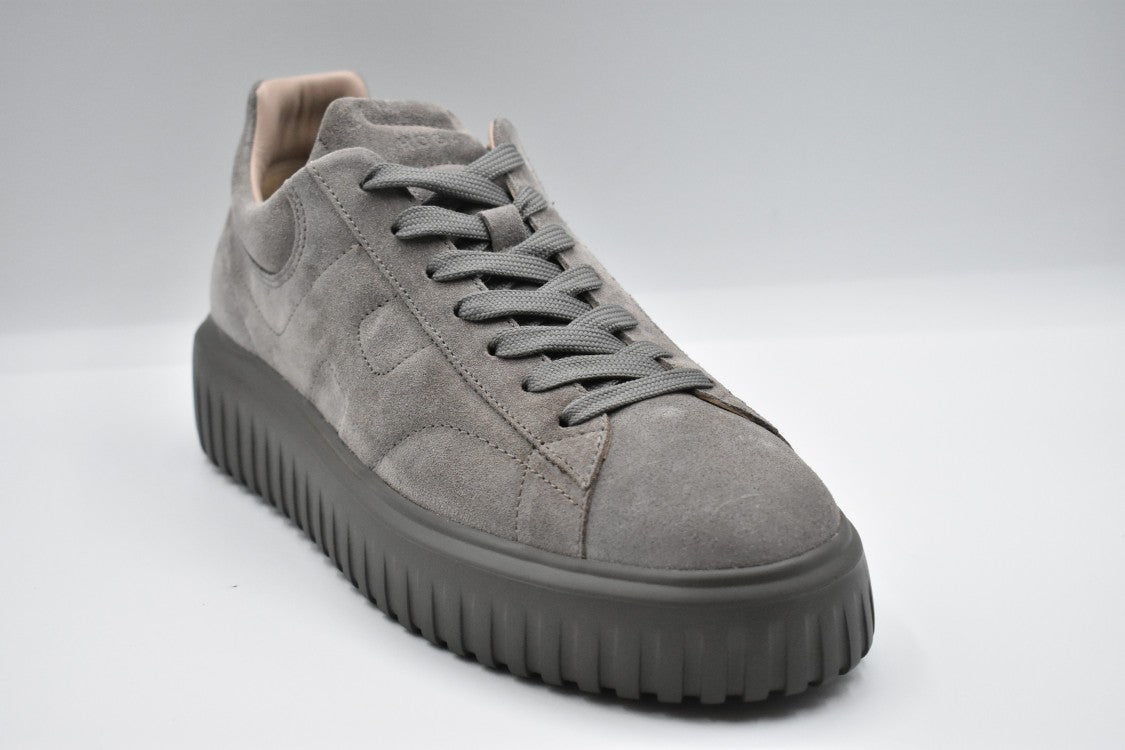 Hogan Swamp Laced Shoes With Soft Suede Finish