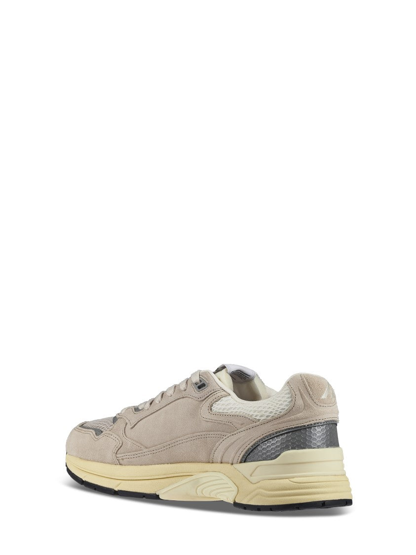 Autry Classic Leather And Mesh Panel Sneakers