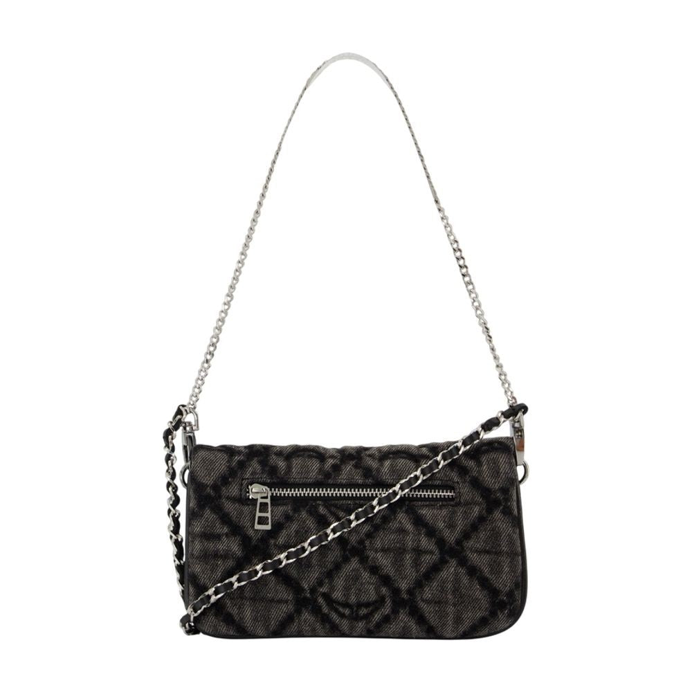 Zadig & Voltaire Rock Nano Wallet On Chain - Cotton - Grey