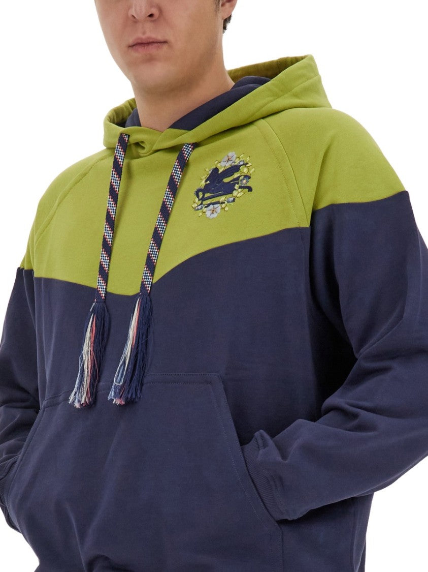 Etro Color-Block Hooded Sweatshirt