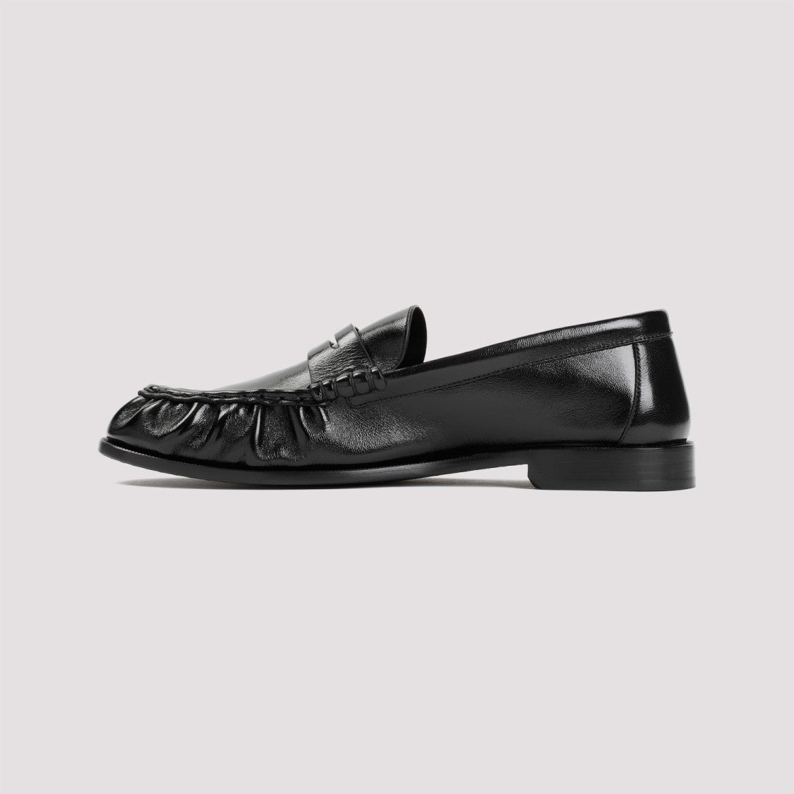 Saint Laurent 15 Black Lamb Leather Le Loafers