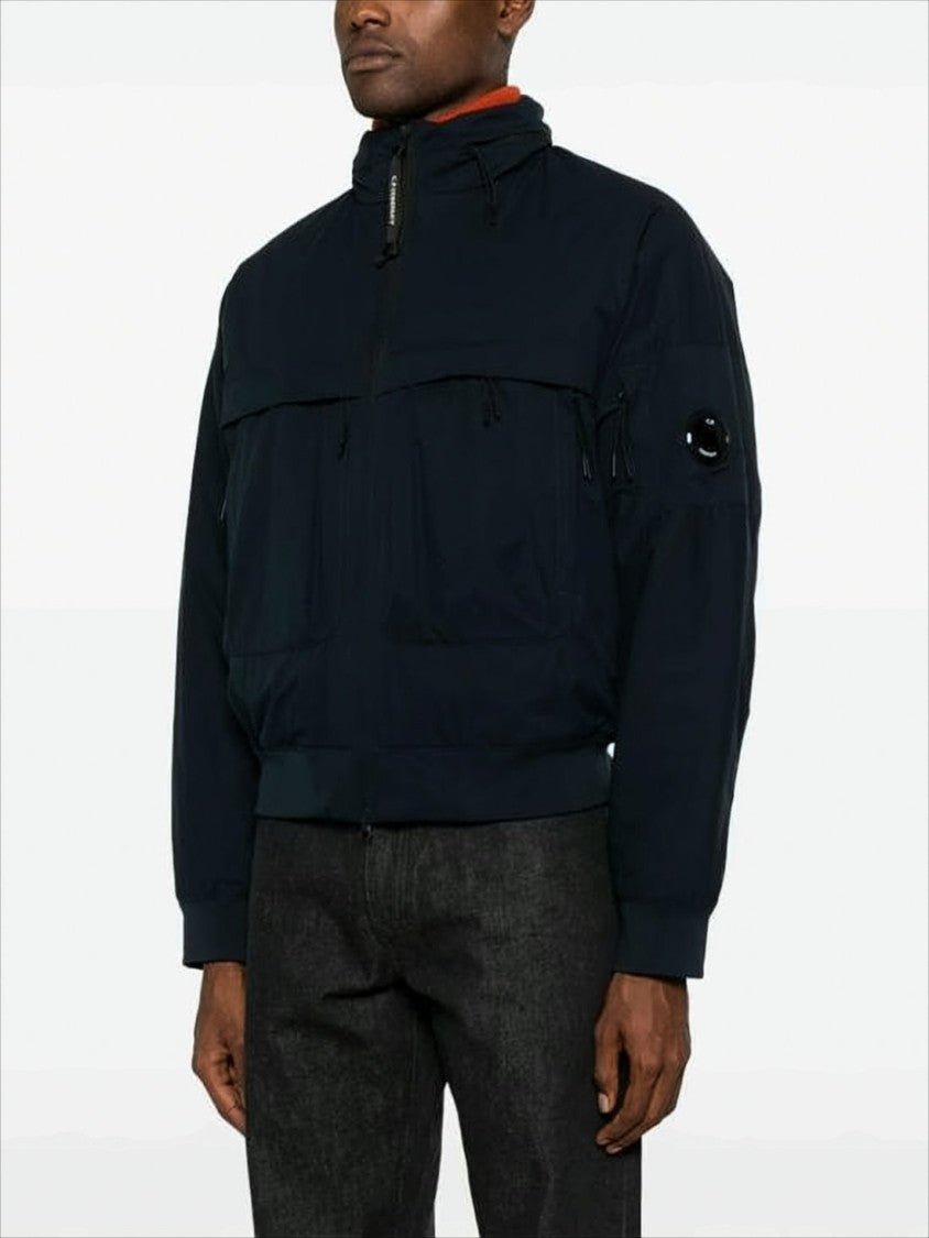 C.P. Company Padded Jacket With High Collar And Zippered Pockets