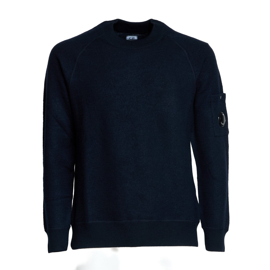 C.P. Company Merino Wool Felted Crew Neck Knit