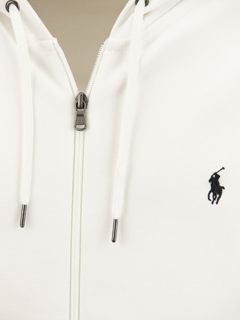 Polo Ralph Lauren Technical Cotton Zip-Fastened Hooded Sweatshirt
