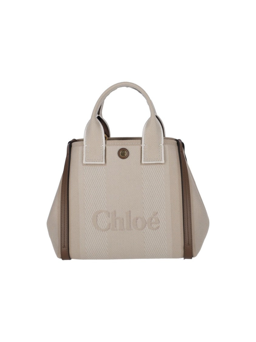 Chloé Carry Small Tote Bag – Beige