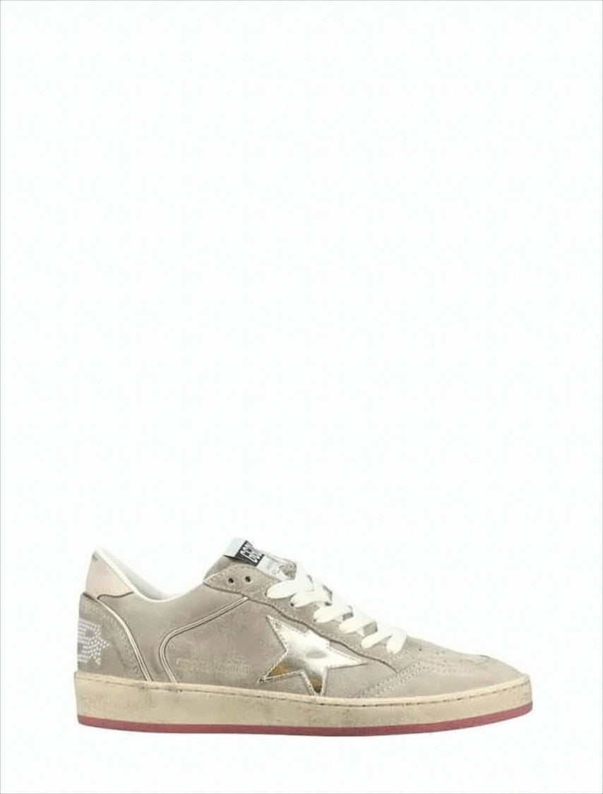 Golden Goose Distressed Suede Low-Top Sneakers
