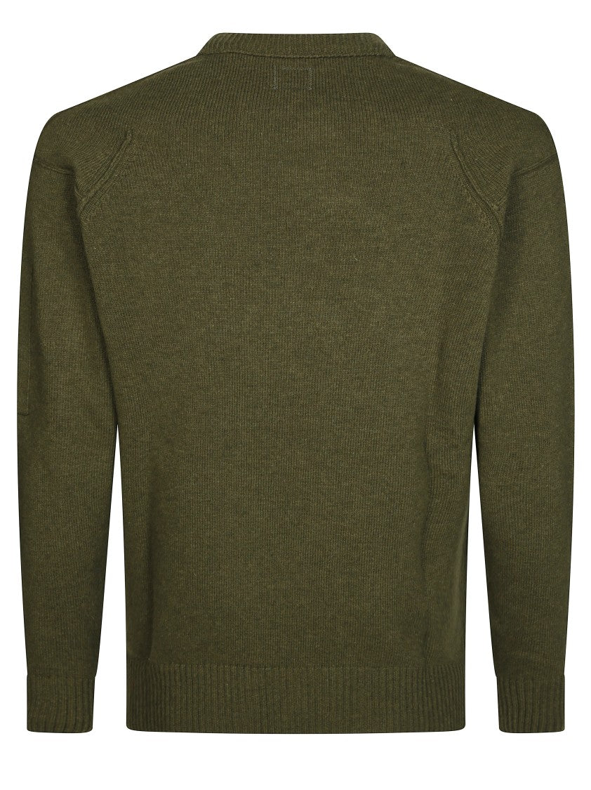 C.P. Company Knitwear Crew Neck In Lambswool Grs